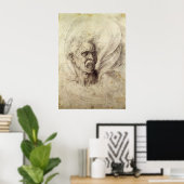 Damned Soul von Michelangelo Poster (Heimbüro)