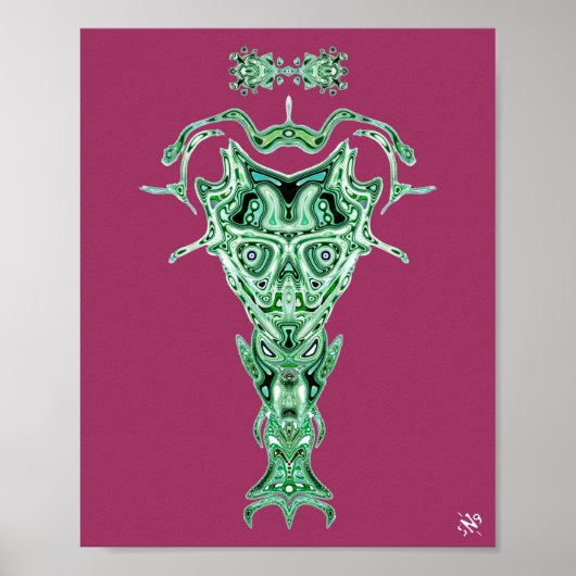 Dämon aus der Büste der Unterwelt v2.1 Poster (Vorne)