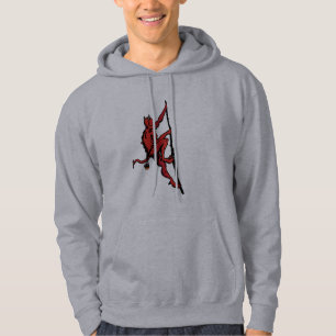 Dämon-Bergsteiger-Kapuzenpulli Hoodie