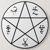 Dämon-Blockierknopf Button (Vorderseite)