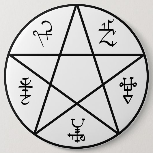 Dämon-Blockierknopf Button (Vorderseite)