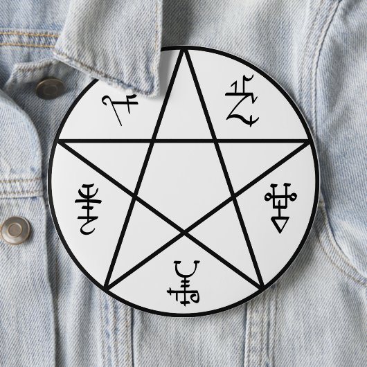 Dämon-Blockierknopf Button (Beispiel)