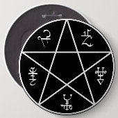 Dämon-Blockierknopf Button (Vorne & Hinten)