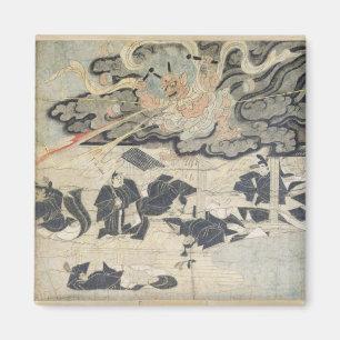 Dämon-Donner, Tenjin Schrein, Kamakura-Zeitraum Magnet