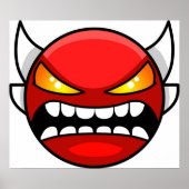 Dämon Geometry Dash Insane Poster (Vorne)