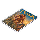 Dämon, Gothic Fantasy Monster Notizblock (Linke Seite)