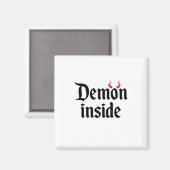 Dämon im Inneren Magnet (Vorderseite/Rückseite)