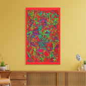 Dämon im Mix Leinwanddruck (Insitu (Wohnzimmer))
