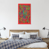 Dämon im Mix Leinwanddruck (Insitu (Schlafzimmer))