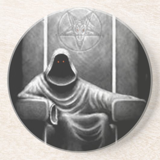 Dämon-Jäger Sandstein Untersetzer (Vorne)