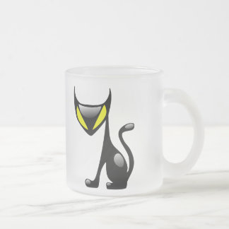 Dämon-Katzen-mattierte Tasse