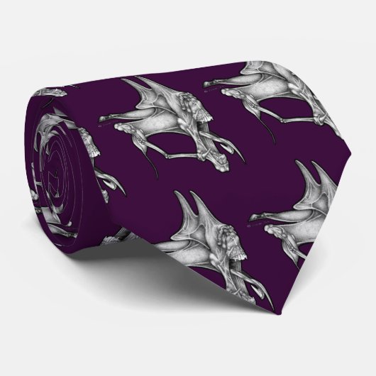 Dämon Krawatte (Gerollt)