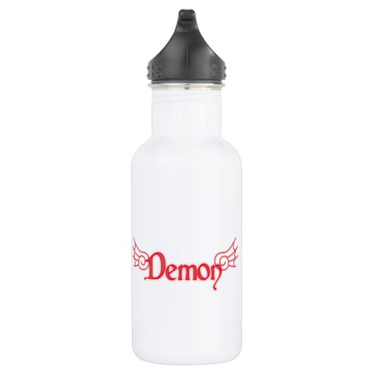 Dämon mit Flügeln Edelstahlflasche (Rechts)