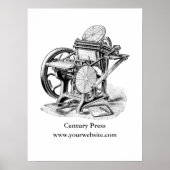 Damon & Peets Briefpresse-Shopposter Poster (Vorne)