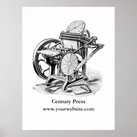 Damon & Peets Briefpresse-Shopposter Poster (Vorne)