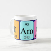 Damon Periodenname Tasse (Vorderseite Links)