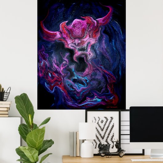 Dämon Poster (Heimbüro)