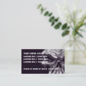 Dämon-Schädel-Visitenkarte 2 Visitenkarte (Stehend Vorderseite)