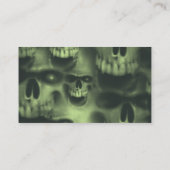 Dämon-Schädel-Visitenkarte 2 Visitenkarte (Rückseite)