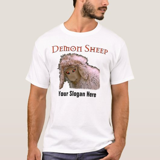 Dämon-Schaf-Shirt T-Shirt (Vorderseite)