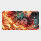 Dämon-Schirm-Anime-Tanjiru-Power Case-Mate iPhone Hülle (Rückseite (Horizontal))