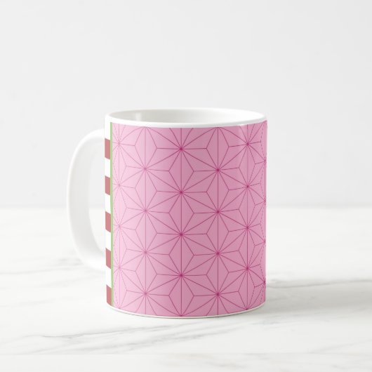 Damon Slayer Kimetsu no Yaiba Nezuko Design Kaffeetasse (Vorderseite Links)
