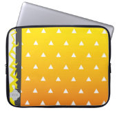 Damon Slayer Kimetsu no Yaiba Zenitsu Laptop Case (Vorderseite)