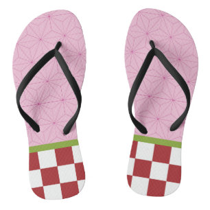 Damon Slayer Nezuko Kamado Paar Flip Flops Badesandalen