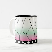 Damon Slayer Shinobu Kocho Design Zweifarbige Tasse (Vorderseite Links)
