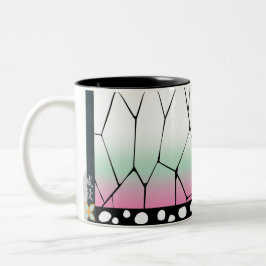 Damon Slayer Shinobu Kocho Design Zweifarbige Tasse