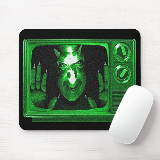 Dämon TV. Mousepad (Mit Mouse)