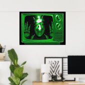 Dämon TV. Poster (Heimbüro)
