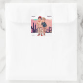 Damon und Maddox Sticker (Tasche)