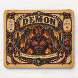 Dämon, Vintage-Zirkusmonster Mousepad