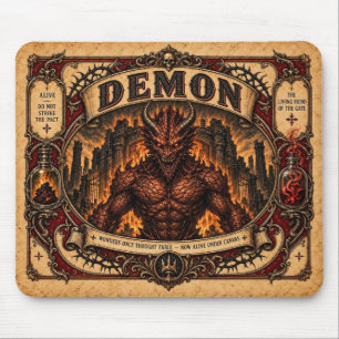 Dämon, Vintage-Zirkusmonster Mousepad