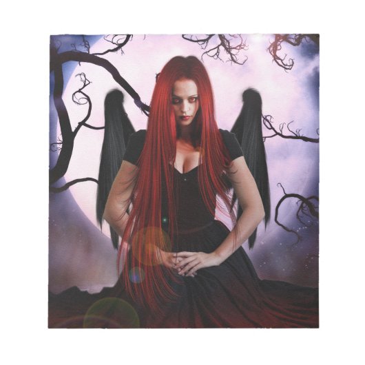 Dämon von Frauen in der Nacht Notizblock (Vorderseite)