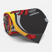 Dämon von Rock Krawatte (Gerollt)