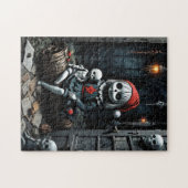 Dämon zu Weihnachten Puzzle (Horizontal)