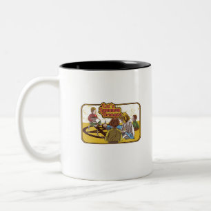 Dämonen beschwören Retro Vintage Halloween Horror Zweifarbige Tasse