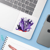 Dämonen des Abgrunds Aufkleber (Laptop mit iPhone)