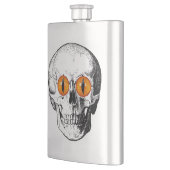 Dämonen Mit Augen Schädel Flachmann (Links)