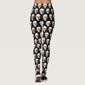 Dämonen Mit Augen Schädel Leggings (Rückseite)