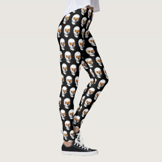 Dämonen Mit Augen Schädel Leggings (Rechts)