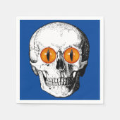 Dämonen Mit Augen Schädel Serviette (Vorderseite)