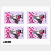 Dämonen tun es besser Aufkleber Blatt (Blatt)