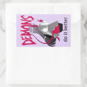 Dämonen tun es besser Aufkleber Blatt (Tasche)