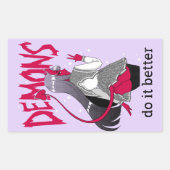 Dämonen tun es besser Aufkleber Blatt (Vorderseite)