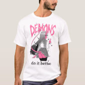 Dämonen verbessert es helles T-Shirt (Vorderseite)
