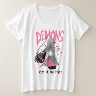 Dämonen verbessert es helles T-Shirt