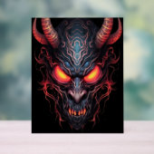 Dämonenböse Ungeheuer Acrylschild (Neutral)